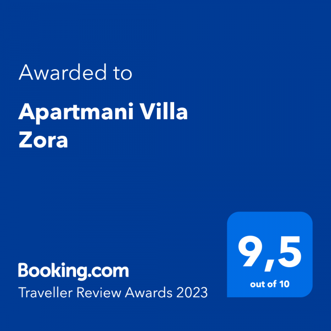 Awards and recognitions, Villa Zora Lopar