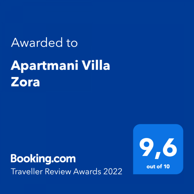 Awards and recognitions, Villa Zora Lopar